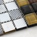 Glass tile Brown glass mosaic tiles crystal glass tile kitchen backsplash wall tiles Porcelain S018