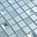 Grey Crystal Glass Mosaic Tiles Washroom Backsplash Plated Design Bathroom Wall Floor Mirror Tiles