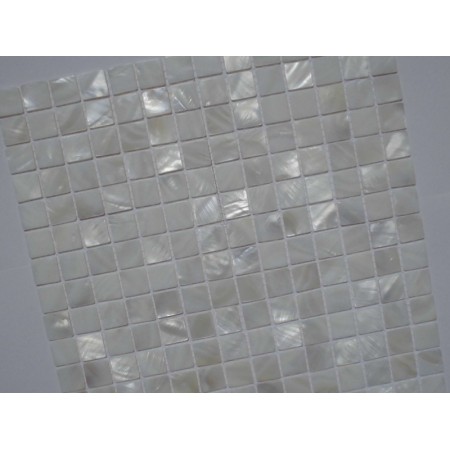 Mother of Pearl Tile Shower Liner Wall Backsplash White Square Bathroom Shell Mosaic Tiles MH-004