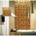 Metallic Backsplash Tiles gold 304 Stainless Steel Sheet Metal and Gold Crystal Glass Blend Mosaic