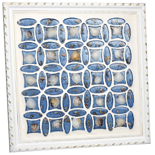 crystal pebble glass tile shell mosaic wall tiles 