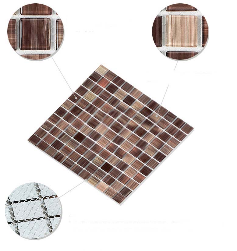 vitreous mosaic tile design - b128